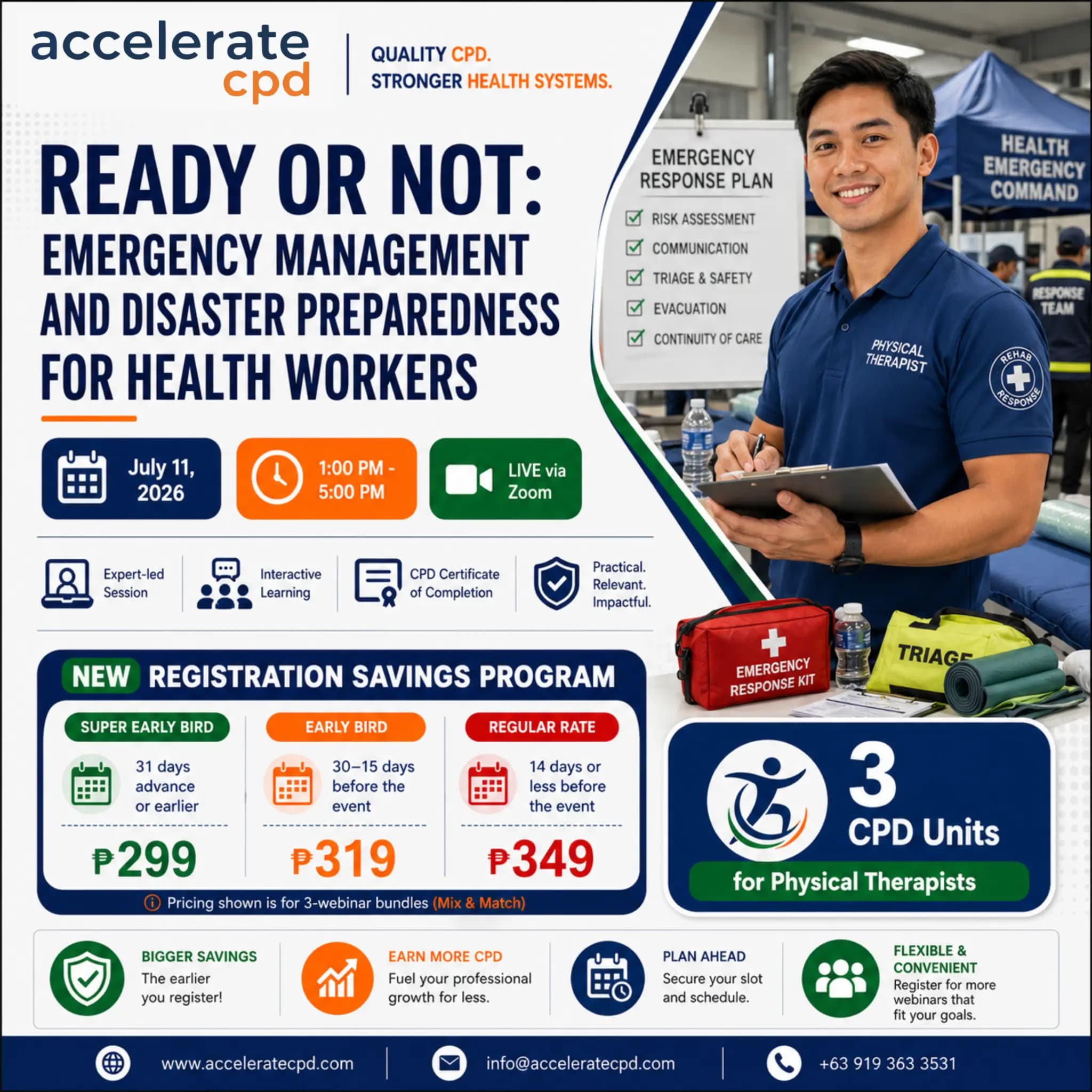 Ready or Not: Emergency Management and Disaster Preparedness for Health workers