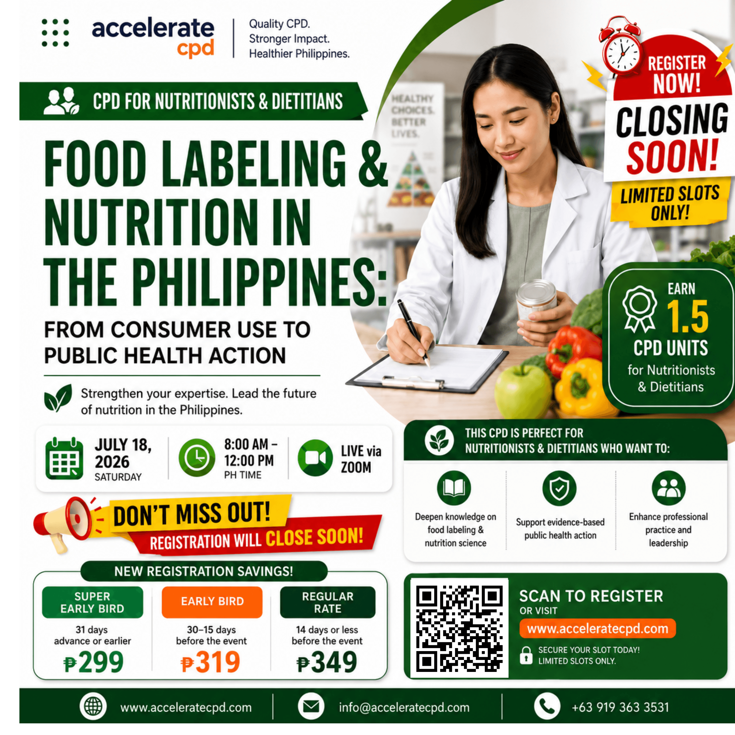 Food Labeling and Nutrition in the Philippines: From Consumer Use to Public Health Action