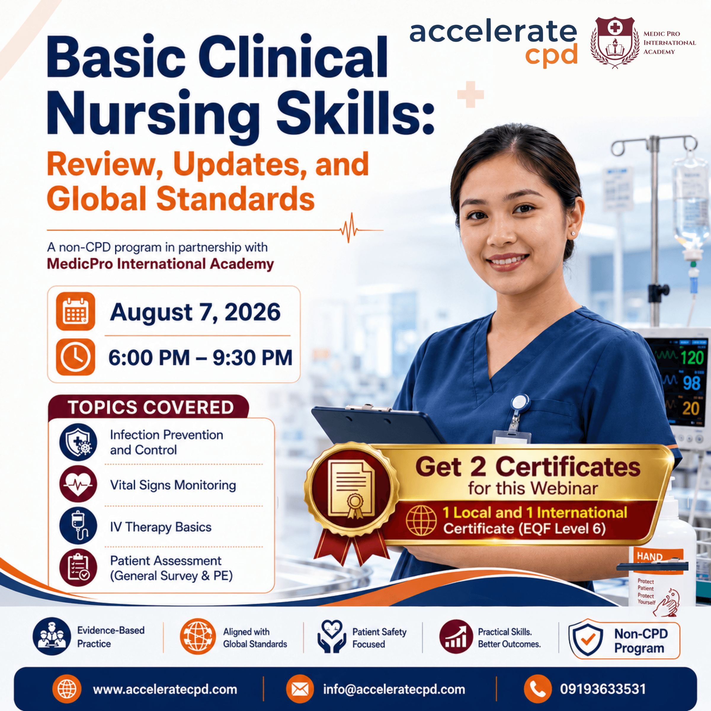 Basic Clinical Nursing Skills: Review, Updates, and Global Standards