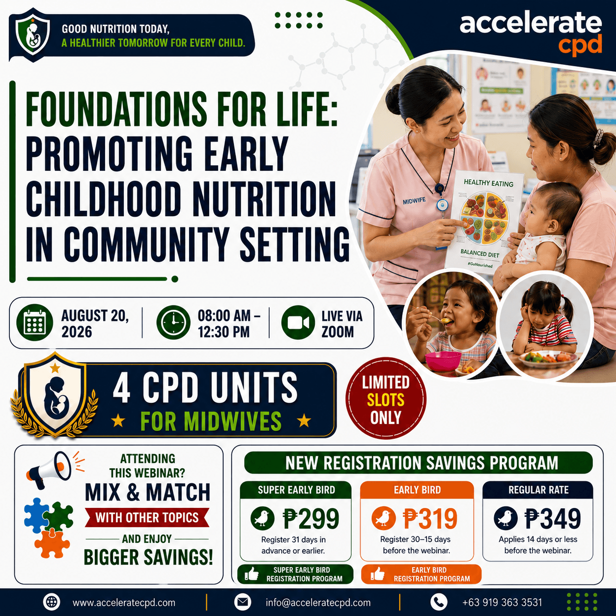 Foundations for Life: Promoting Early Childhood Nutrition in Community Setting