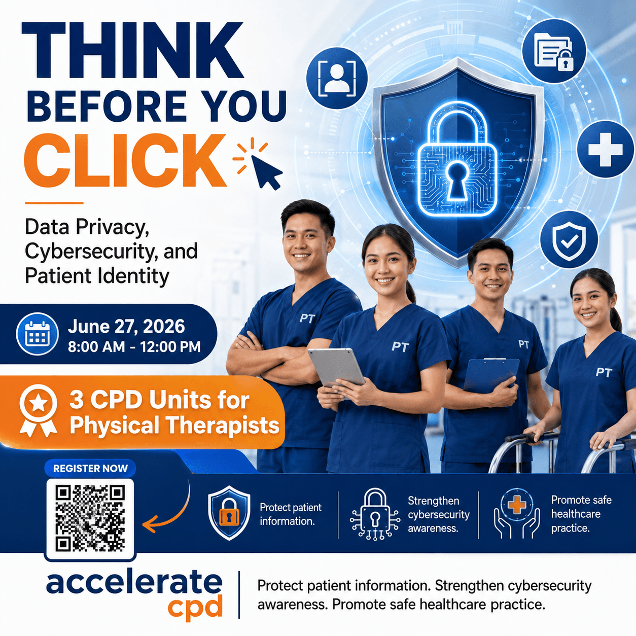 Think Before You Click Data Privacy, Cybersecurity, and Patient Identity Protection for Healthcare Professionals