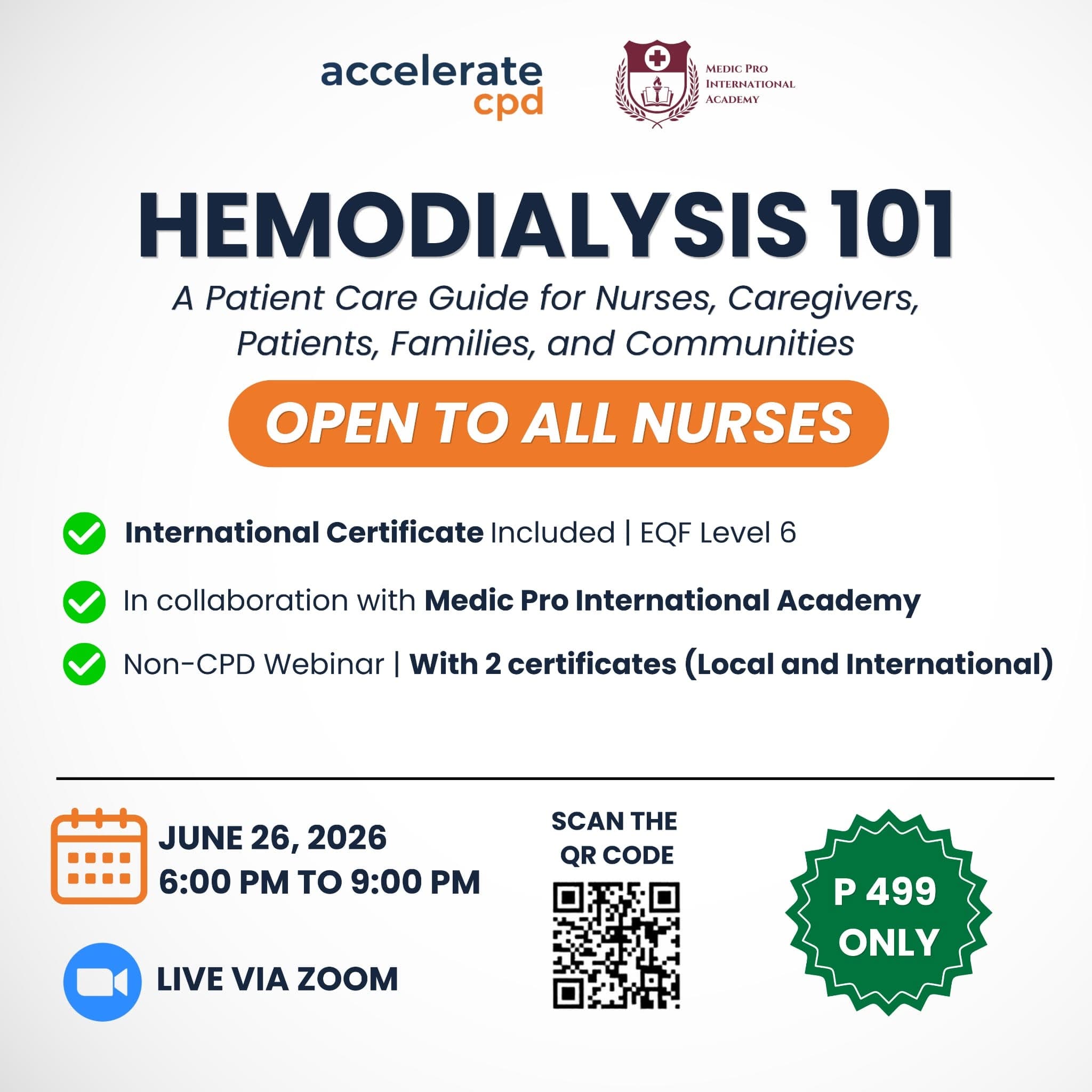 Hemodialysis 101: A Patient Care Guide for Nurses, Caregivers, Patients, Families, and Communities