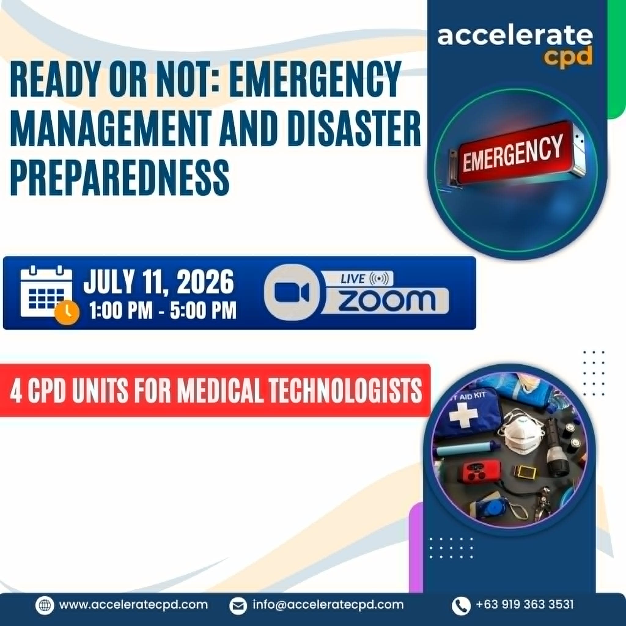 Ready or Not: Emergency Management and Disaster Preparedness