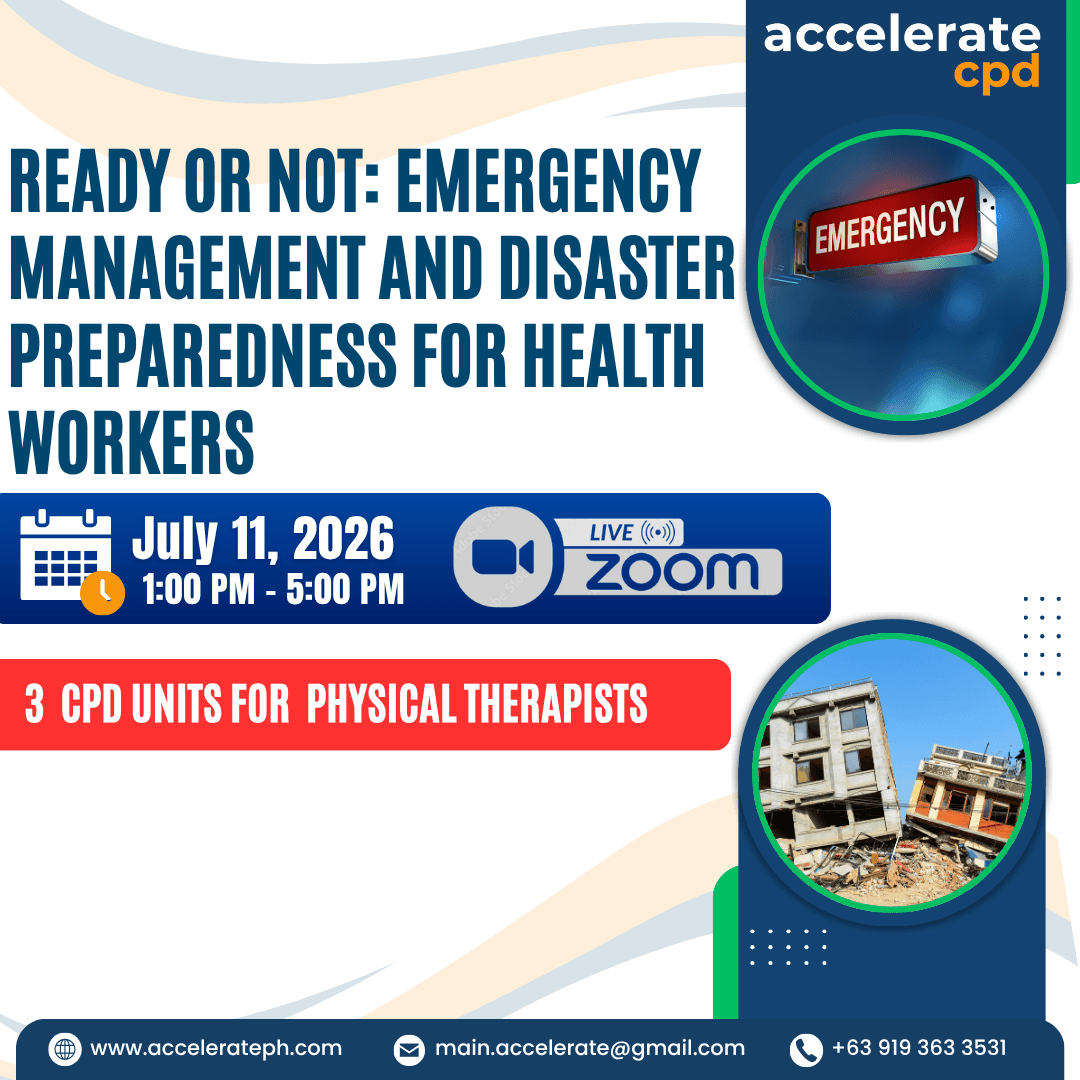 Ready or Not: Emergency Management and Disaster Preparedness for Health workers