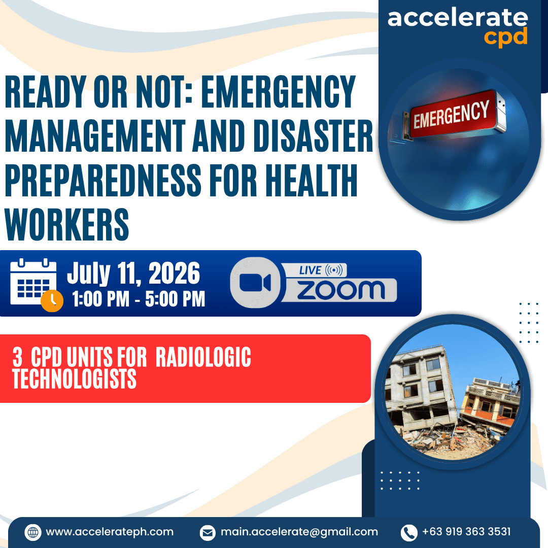 Ready or Not: Emergency Management and Disaster Preparedness for Health workers