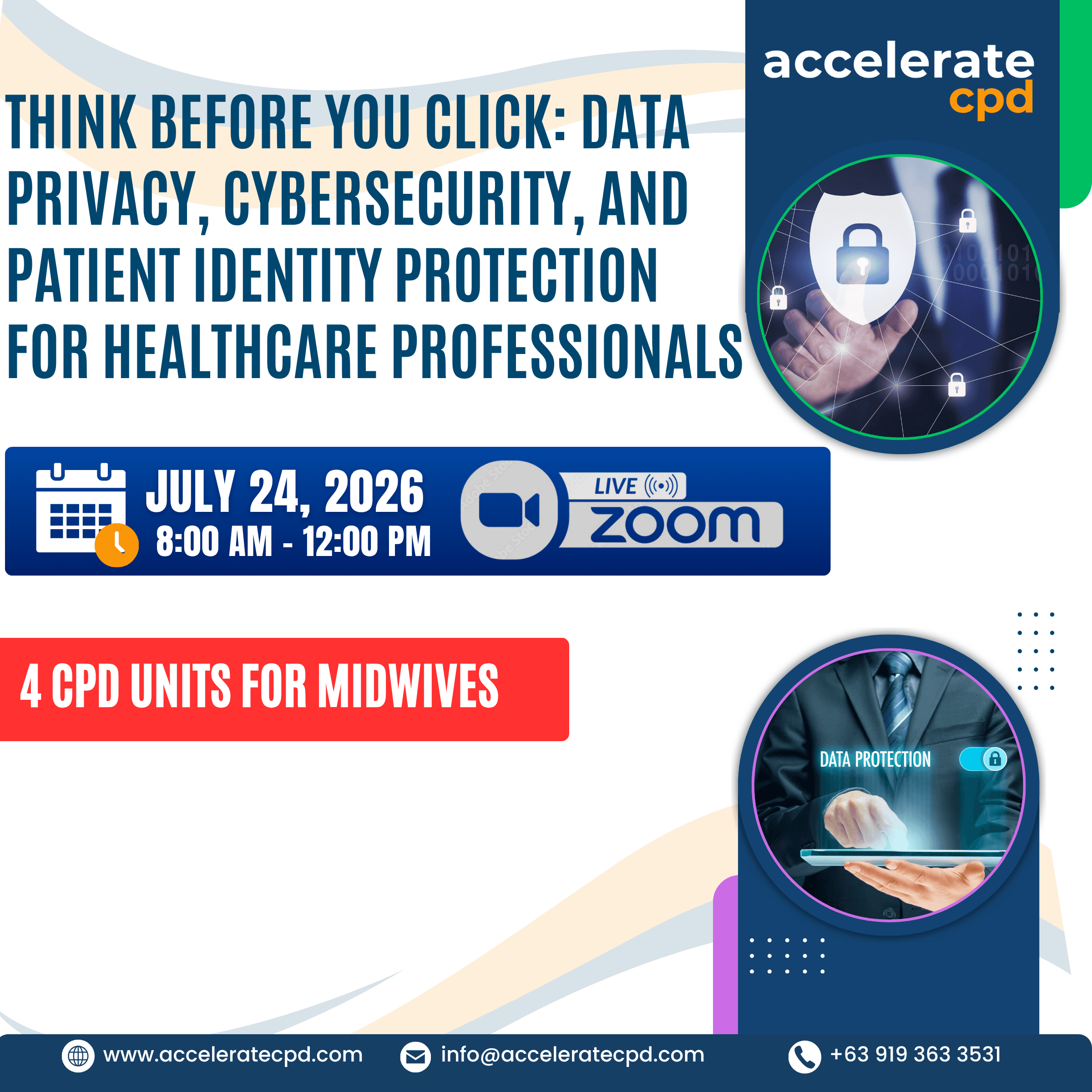 Think Before You Click: Data Privacy, Cybersecurity, and Patient Identity Protection for Healthcare Professionals
