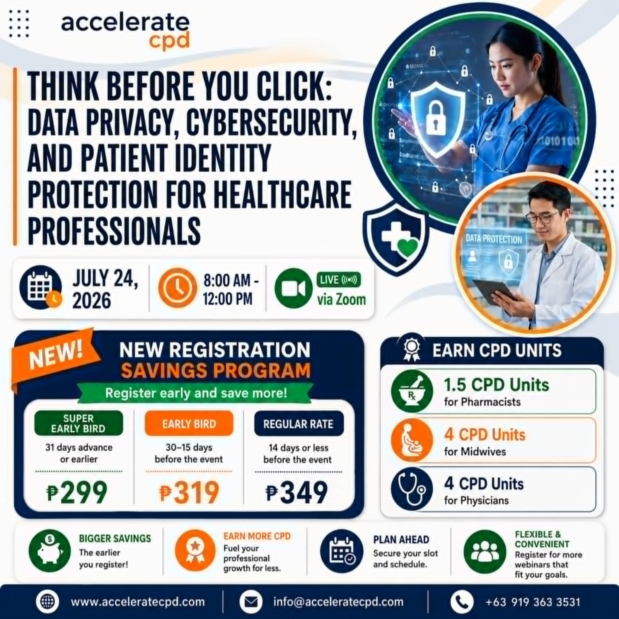Think Before You Click: Data Privacy, Cybersecurity, and Patient Identity Protection for Healthcare Professionals