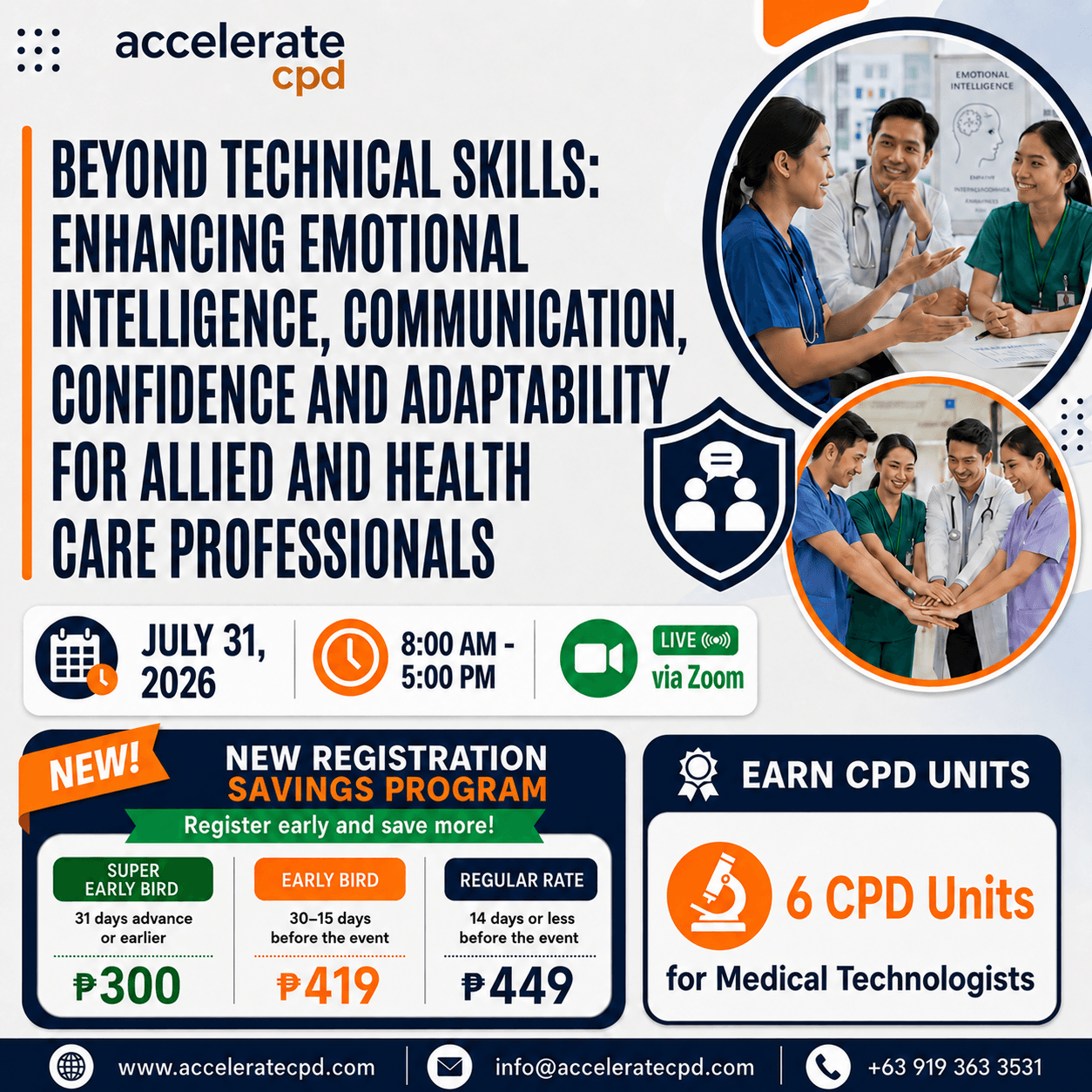 Beyond Technical Skills: Enhancing Emotional Intelligence, Communication, Confidence and Adaptability for Allied and Health Care Professionals