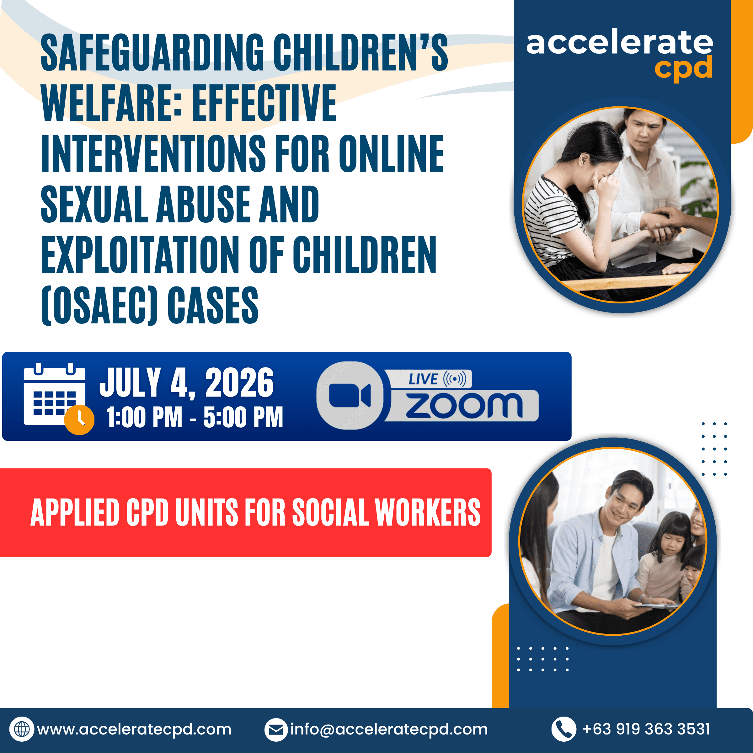 Safeguarding Children’s Welfare: Effective Interventions for Online Sexual Abuse and Exploitation of Children (OSAEC) Cases