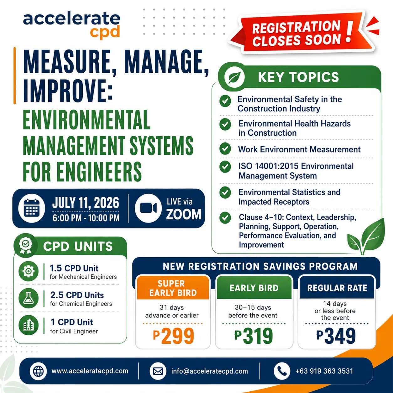 Measure, Manage, Improve: Environmental Management Systems for Engineers