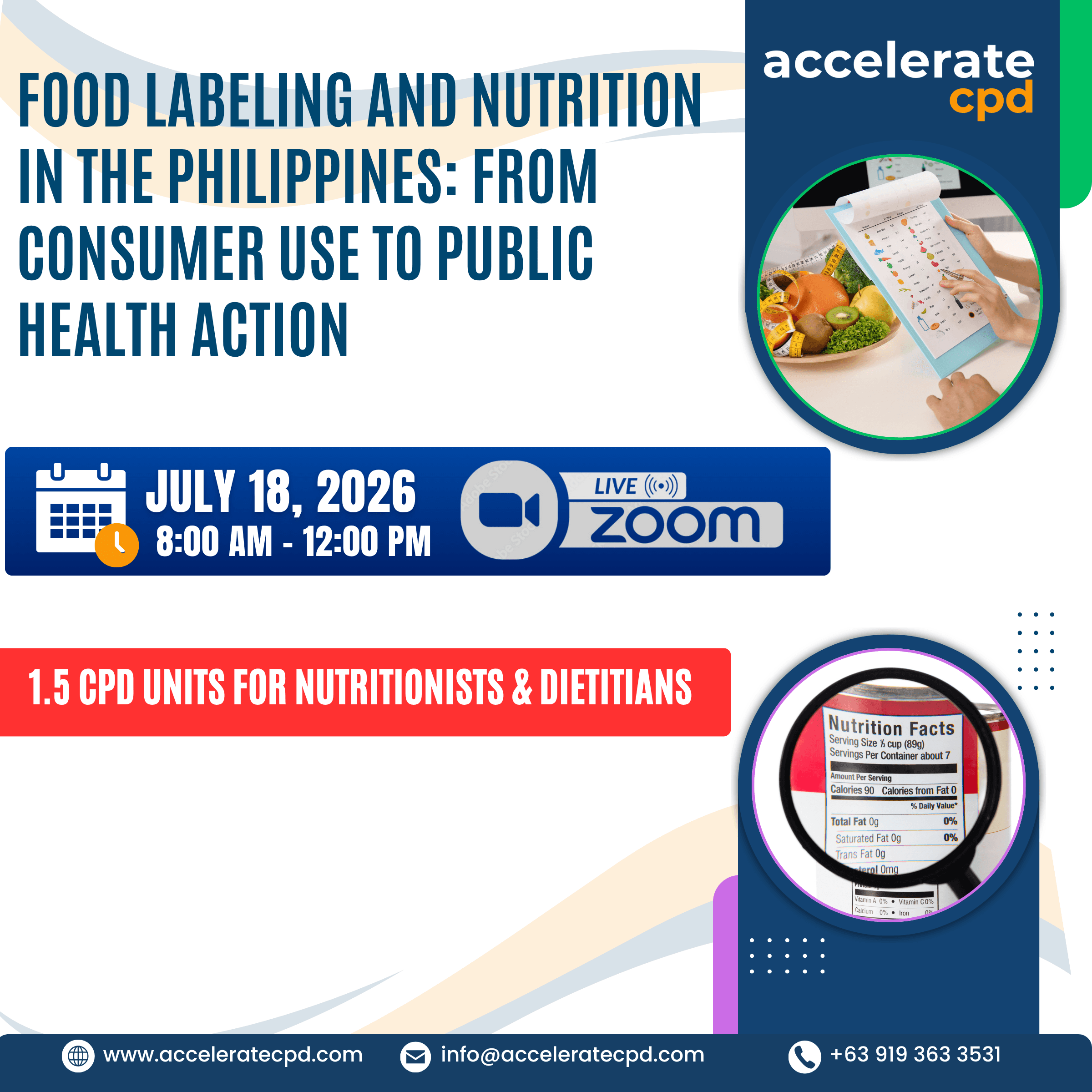Food Labeling and Nutrition in the Philippines: From Consumer Use to Public Health Action