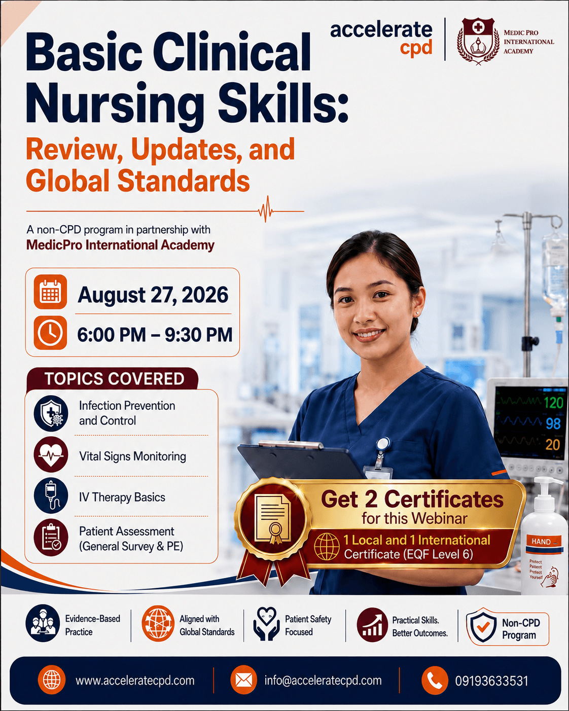 Basic Clinical Nursing Skills: Review, Updates, and Global Standards