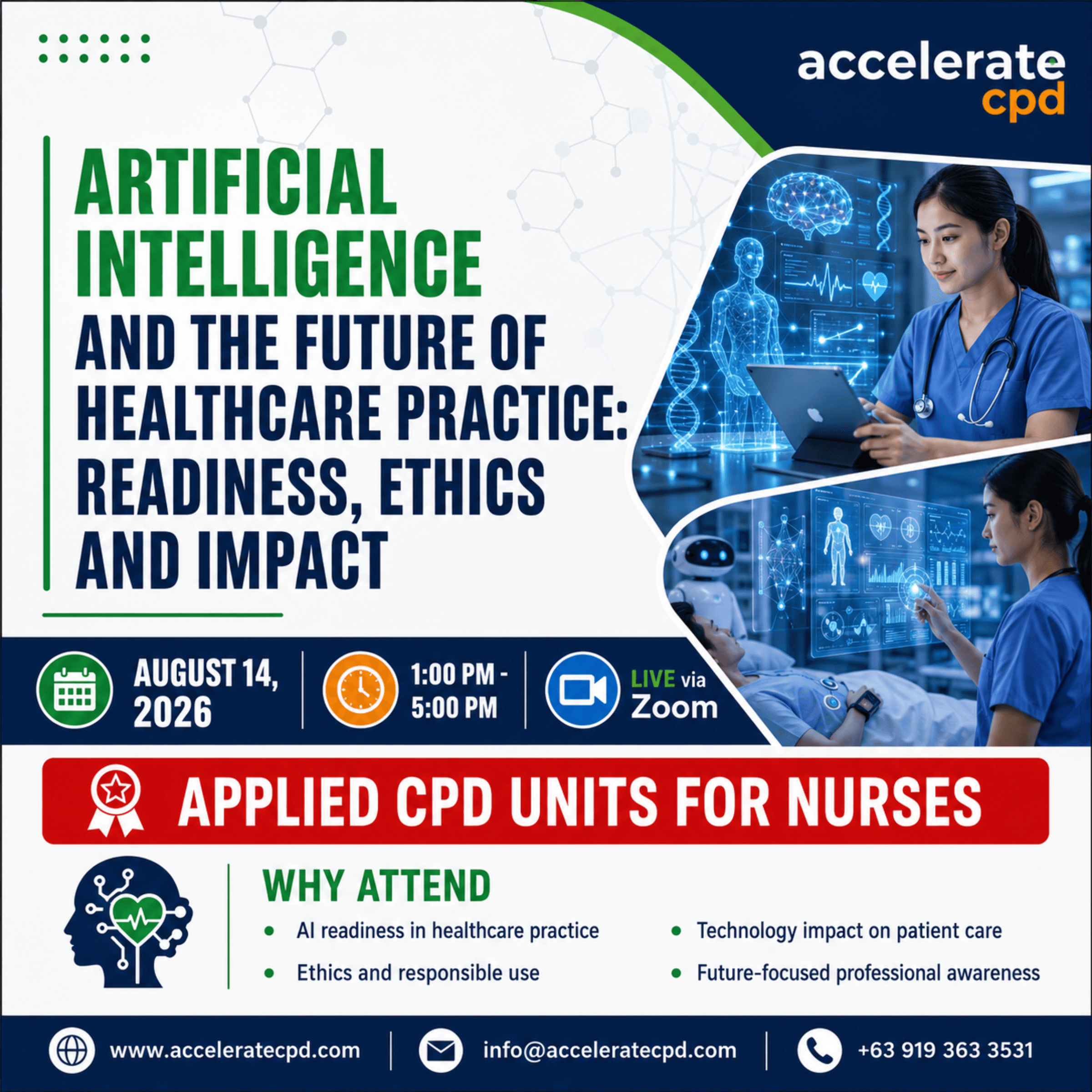 Artificial Intelligence and the Future of Healthcare Practice: Readiness, Ethics and Impact
