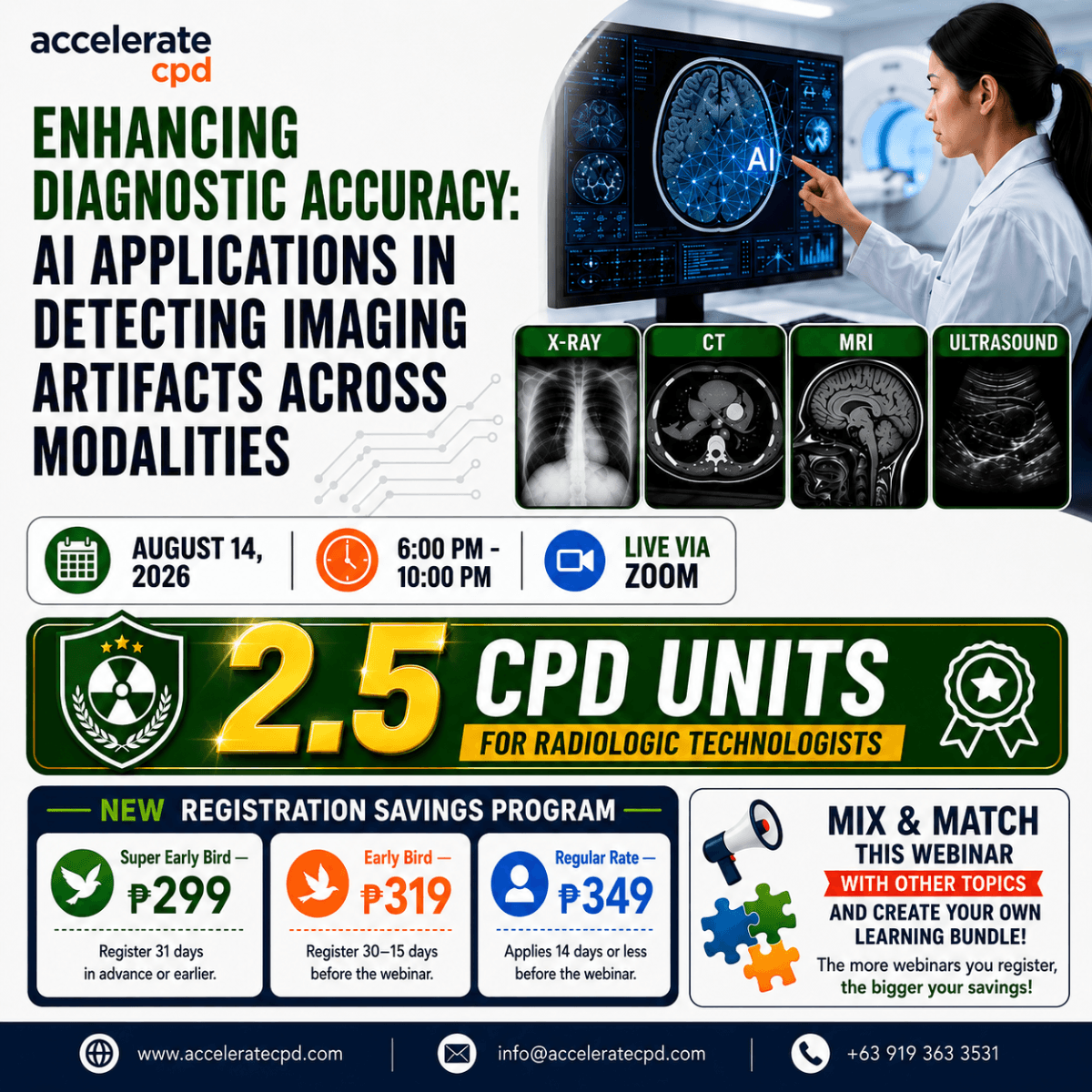 Enhancing Diagnostic Accuracy: AI Applications in Detecting Imaging Artifacts Across Modalities