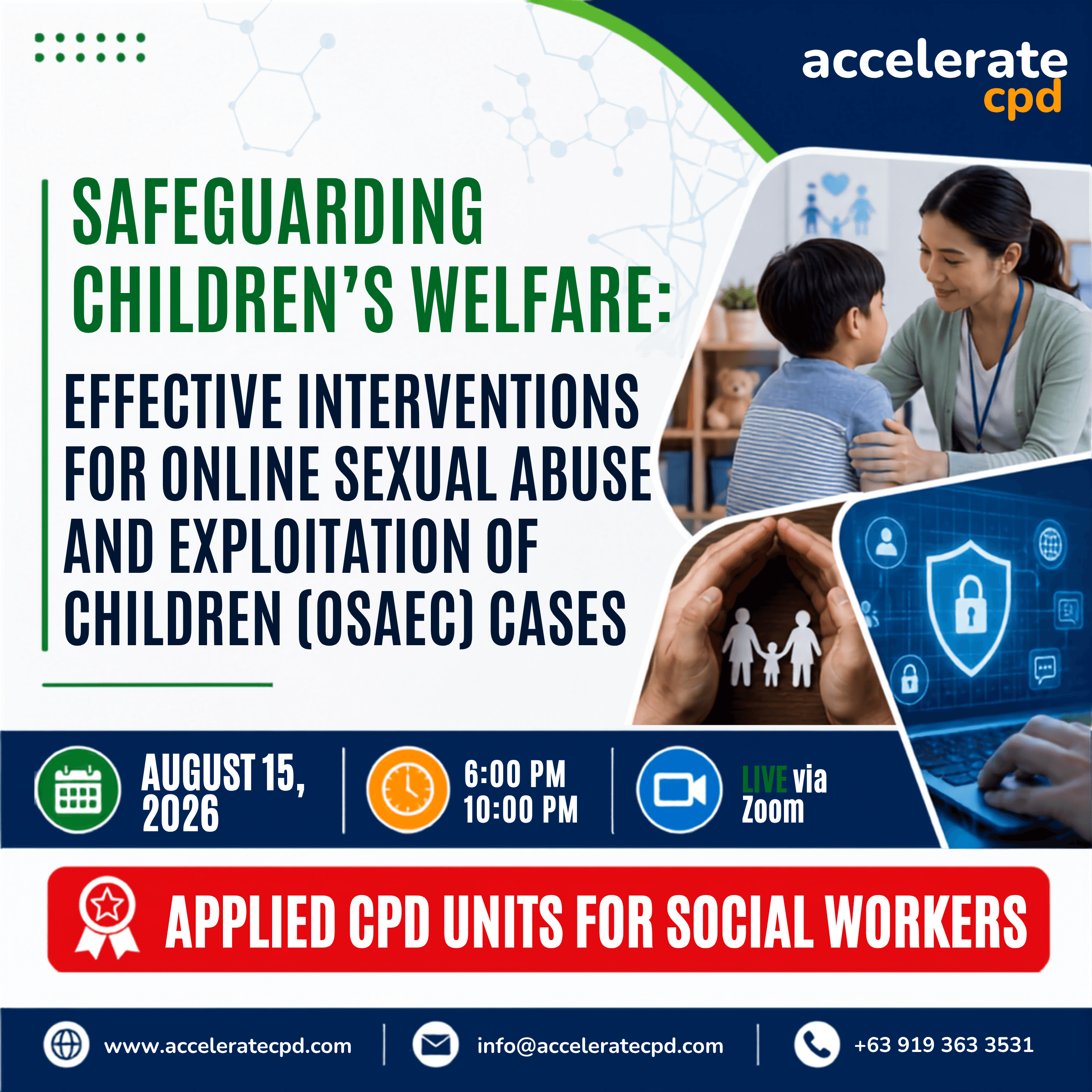 Safeguarding Children’s Welfare: Effective Interventions for Online Sexual Abuse and Exploitation of Children (OSAEC) Cases