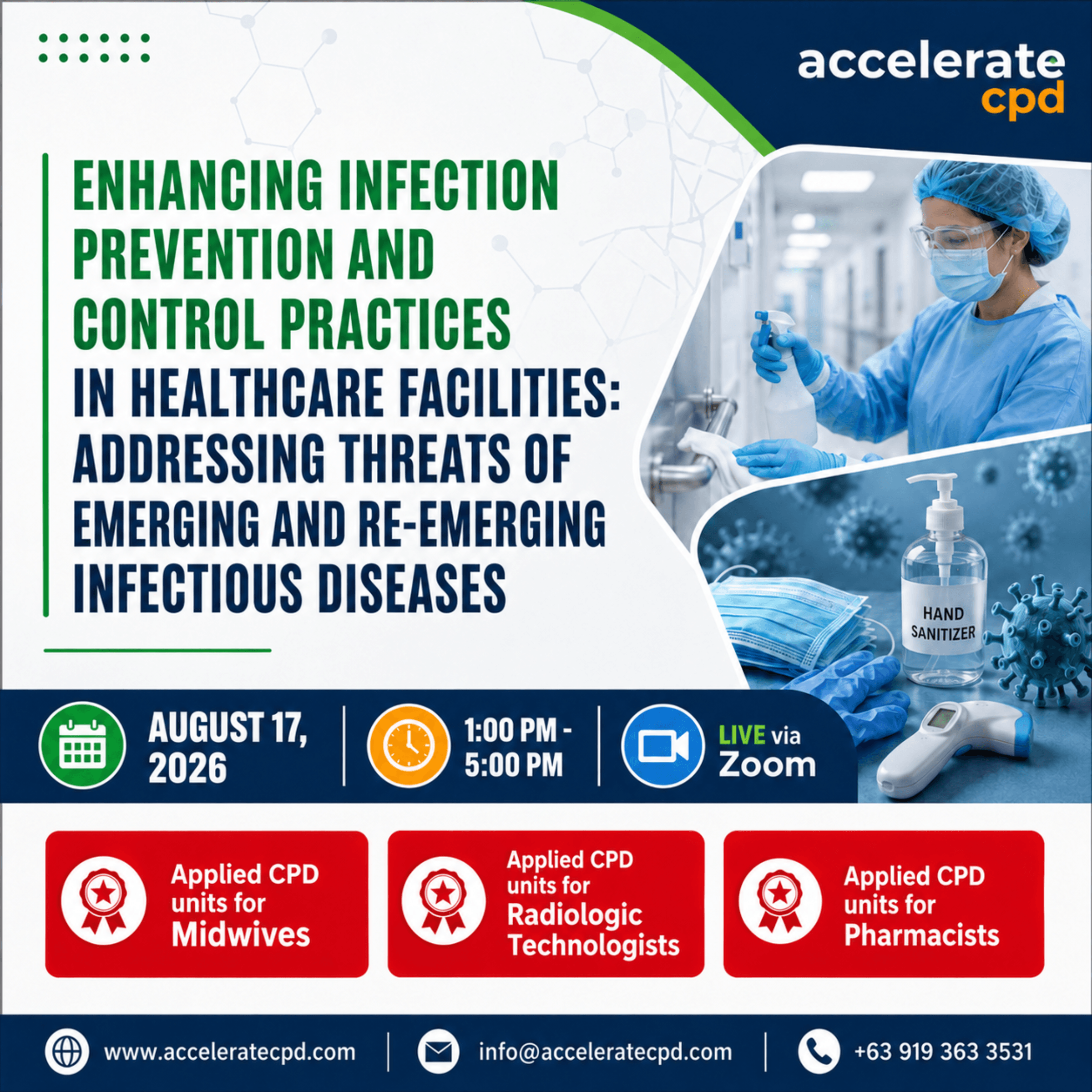 Enhancing Infection Prevention and Control Practices in Healthcare Facilities: Addressing Threats of Emerging and Re-emerging Infectious Diseases