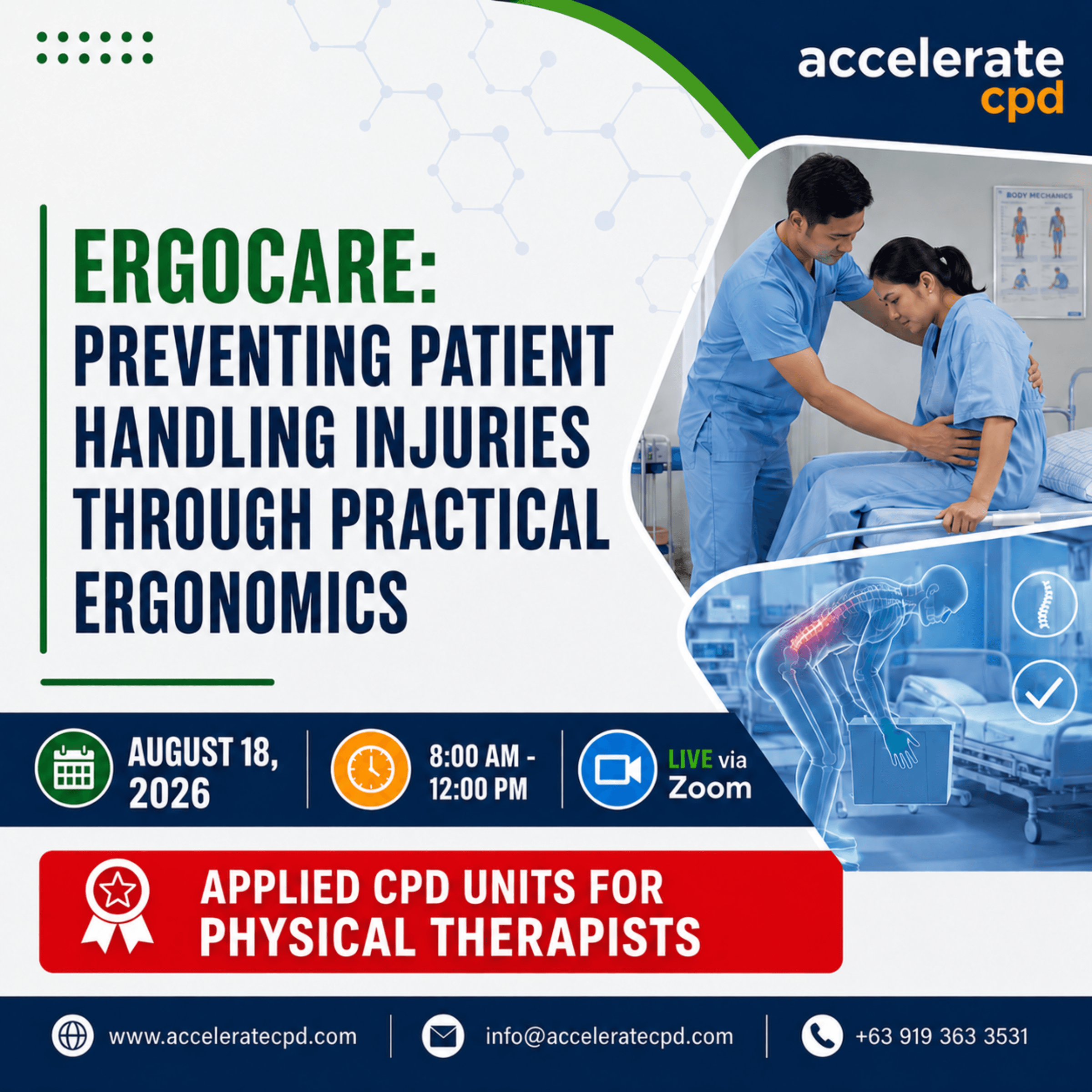 ErgoCare: Preventing Patient Handling Injuries through Practical Ergonomics