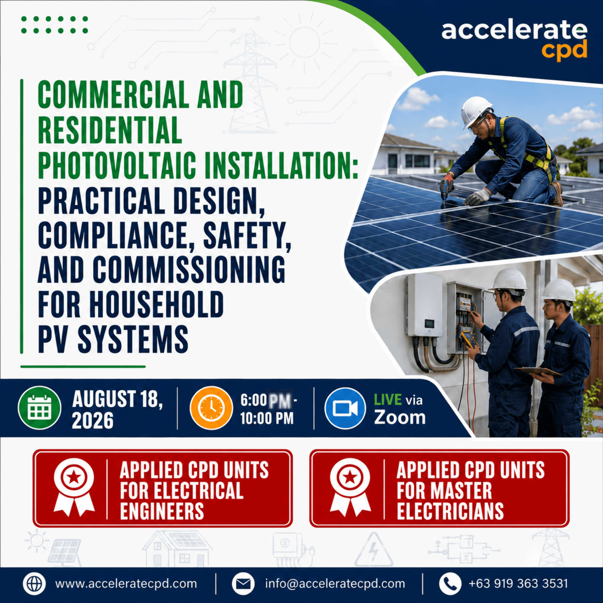 Commercial and Residential Photovoltaic Installation: Practical Design, Compliance, Safety, and Commissioning for PV Systems
