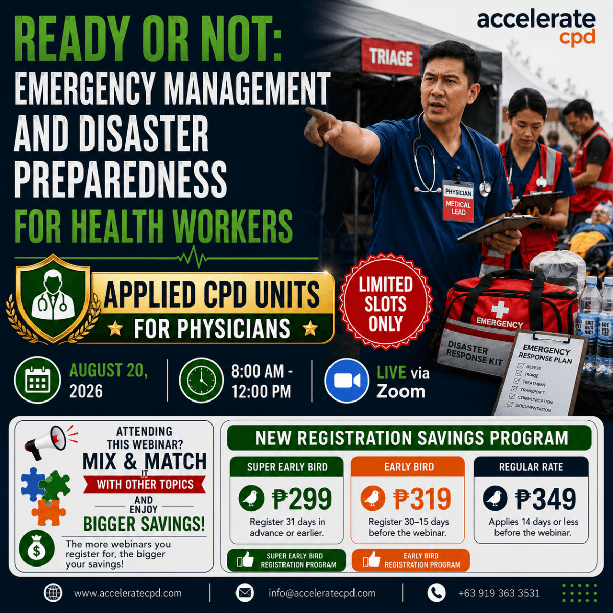 Ready or Not: Emergency Management and Disaster Preparedness for Health workers