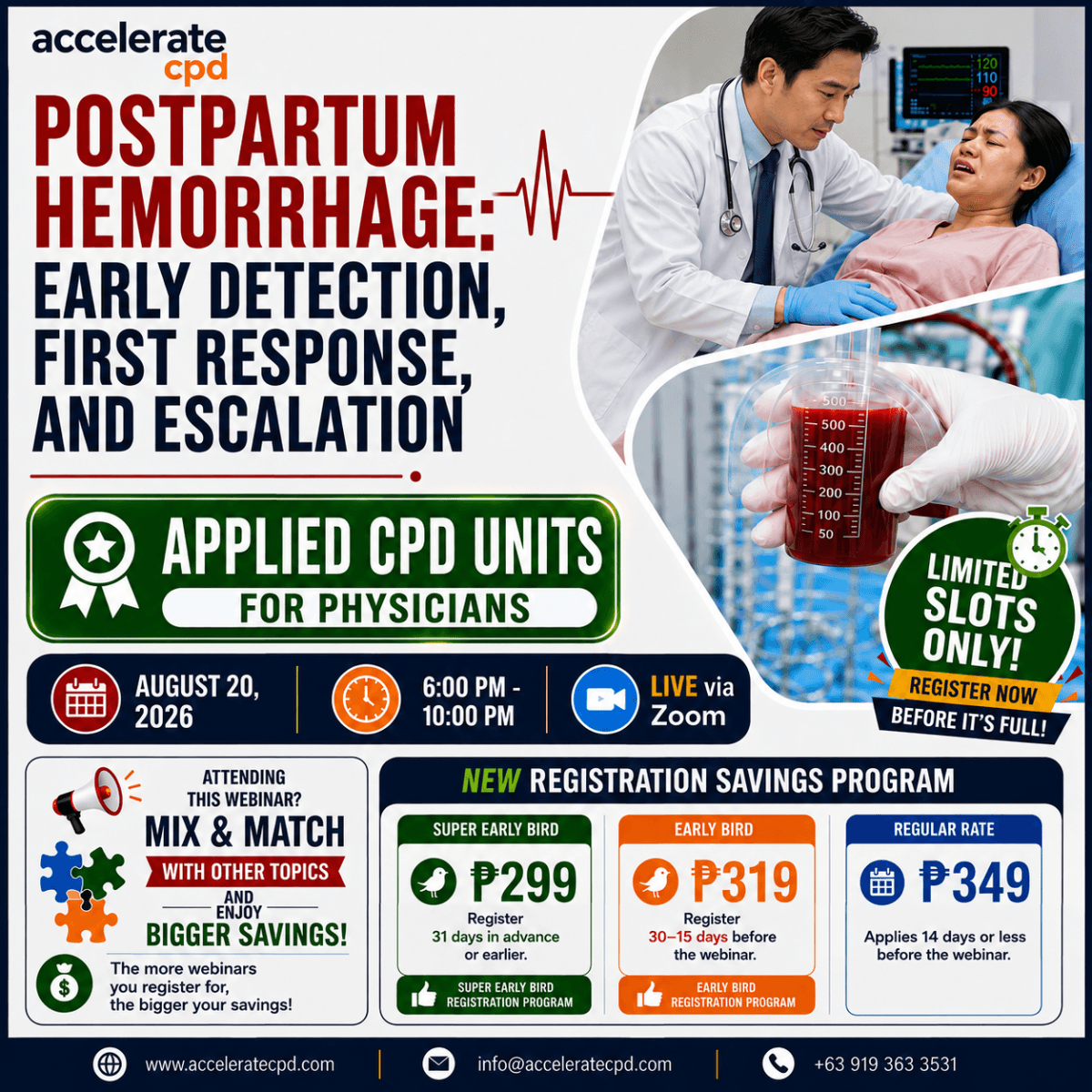 Postpartum Hemorrhage: Early Detection, First Response, and Escalation
