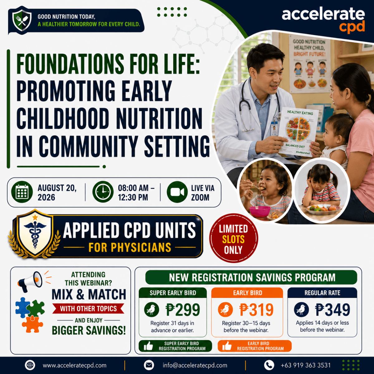 Foundations for Life: Promoting Early Childhood Nutrition in Community Setting
