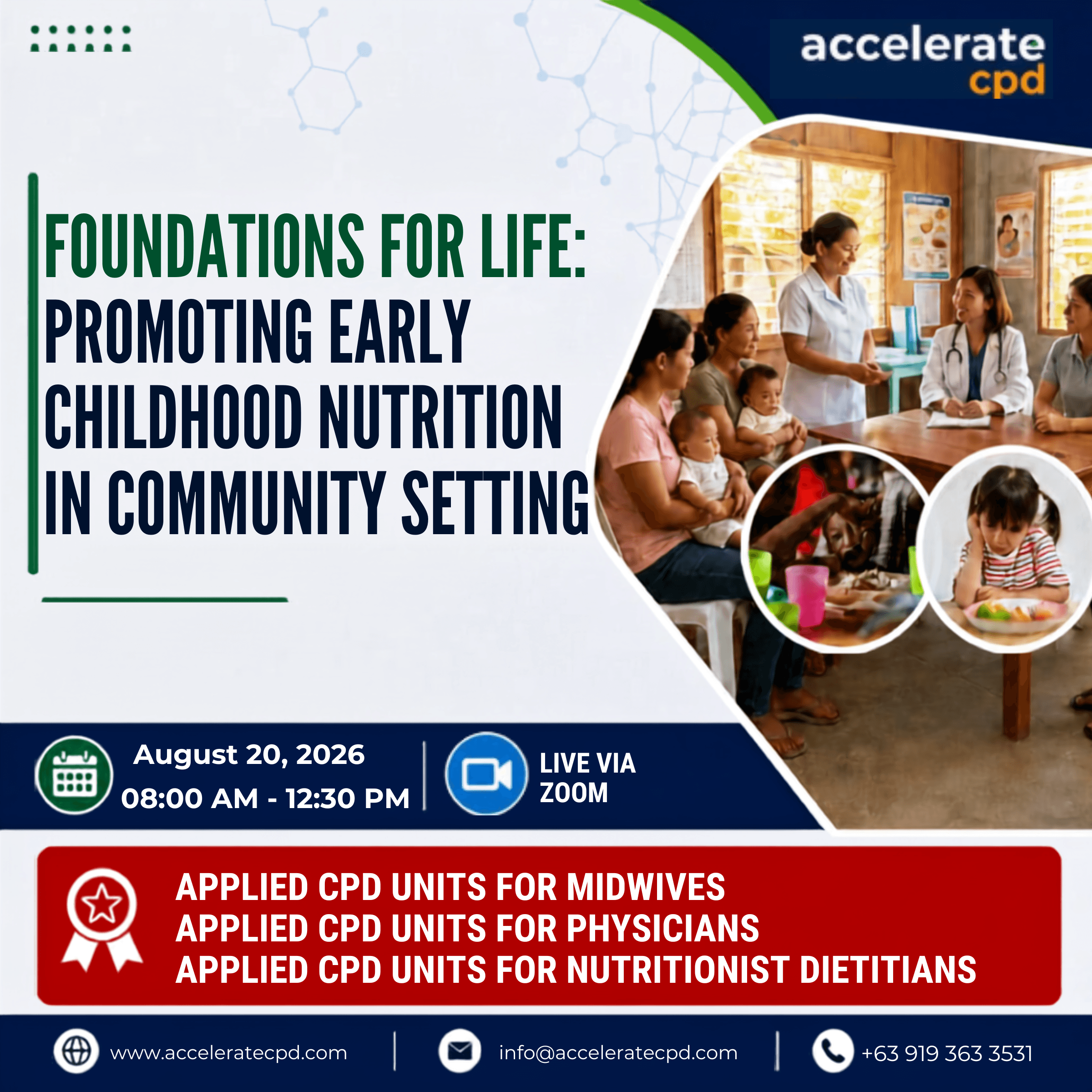 Foundations for Life: Promoting Early Childhood Nutrition in Community Setting