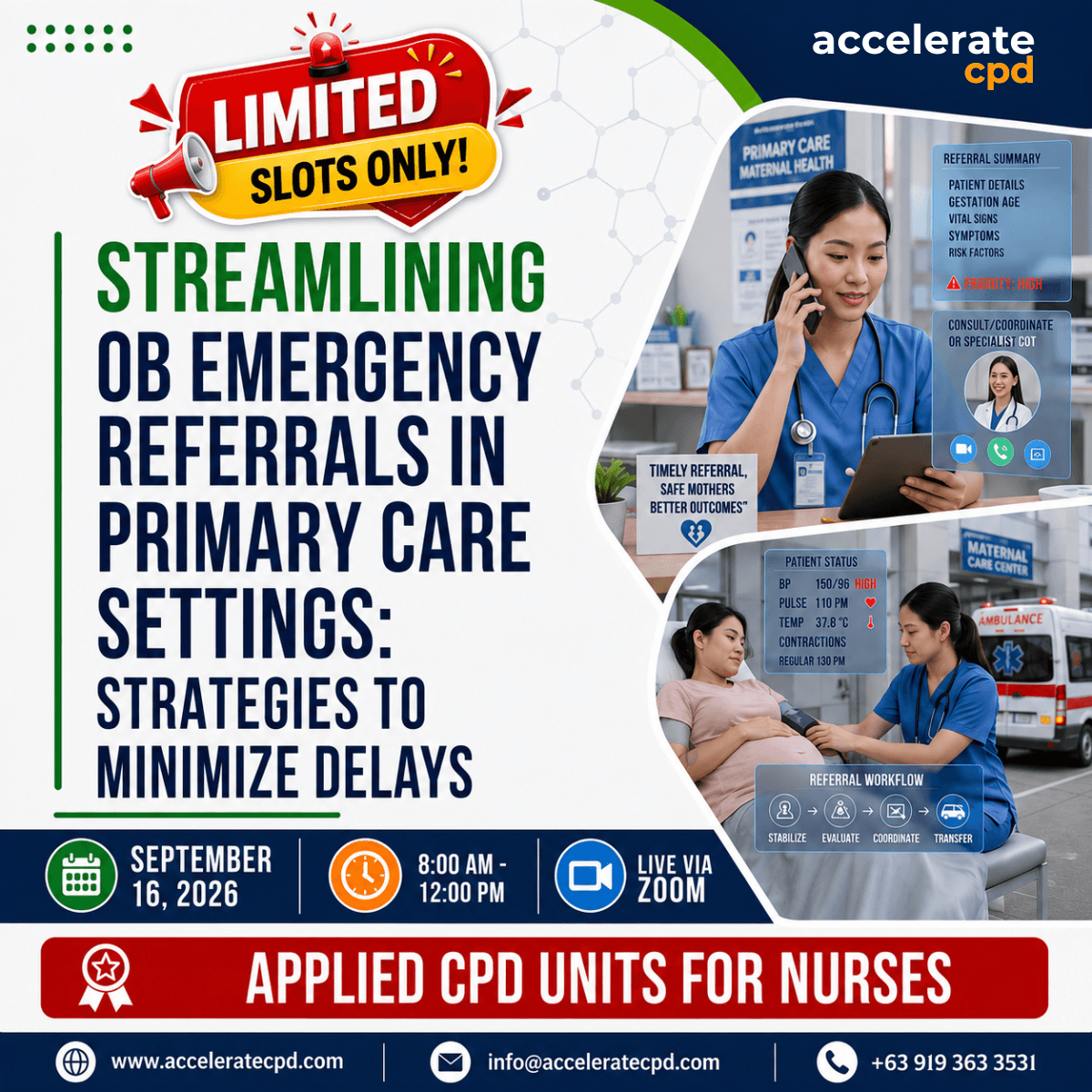 Streamlining OB Emergency Referrals in Primary Care Settings: Strategies to Minimize Delays