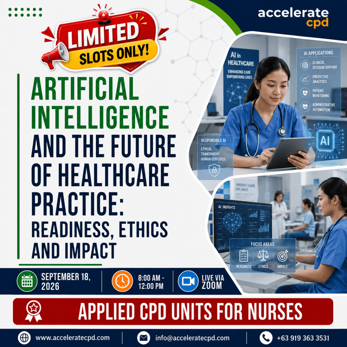 Artificial Intelligence and the Future of Healthcare Practice: Readiness, Ethics and Impact