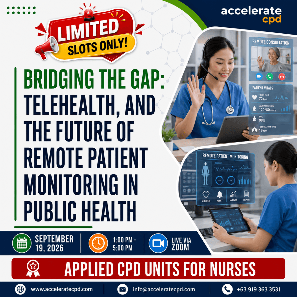 Bridging the Gap: Telehealth, and the Future of Remote Patient Monitoring in Public Health