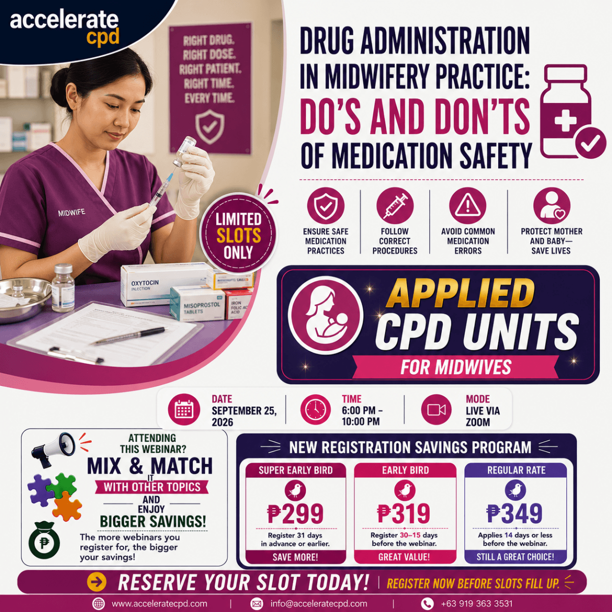Drug Administration in Midwifery Practice: Do's and Dont's of Medication Safety