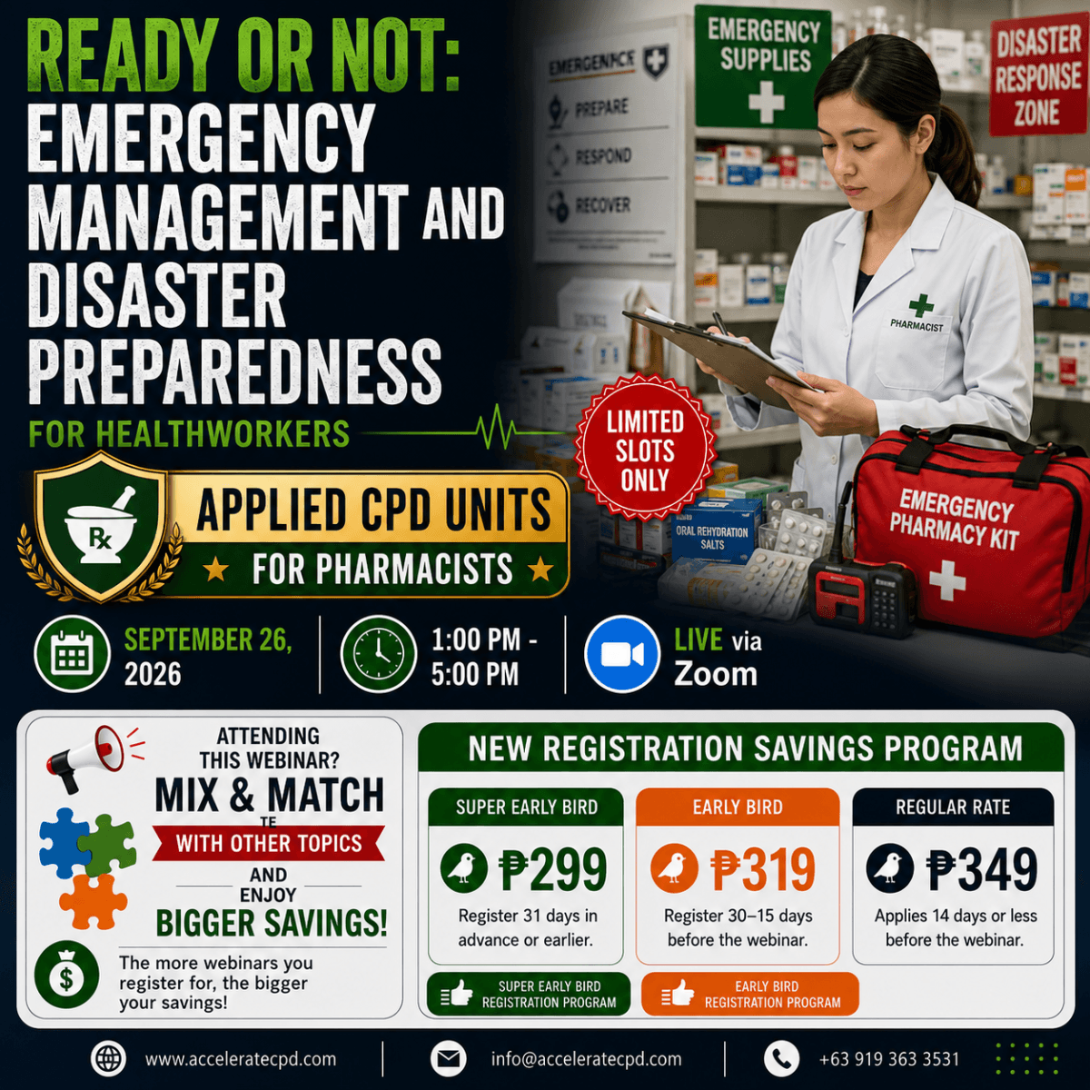 Ready or Not: Emergency Management and Disaster Preparedness for Health workers