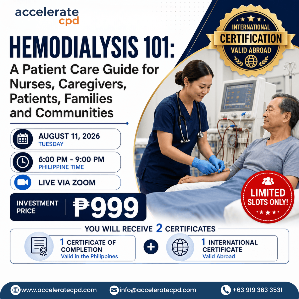 Hemodialysis 101: A Patient Care Guide for Nurses, Caregivers, Patients, Families and Communities