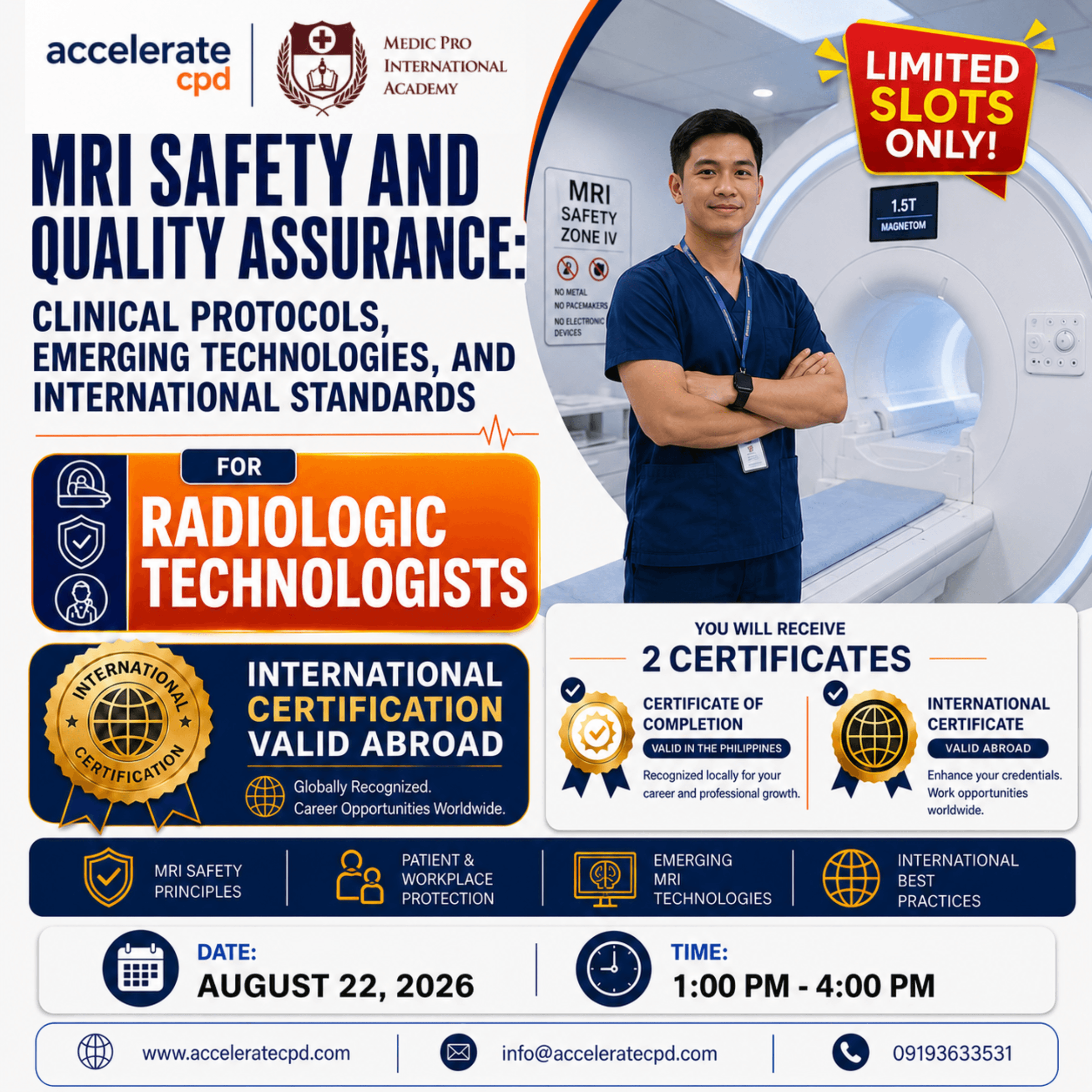 MRI Safety and Quality Assurance: Clinical Protocols, Emerging Technologies, and International Standards
