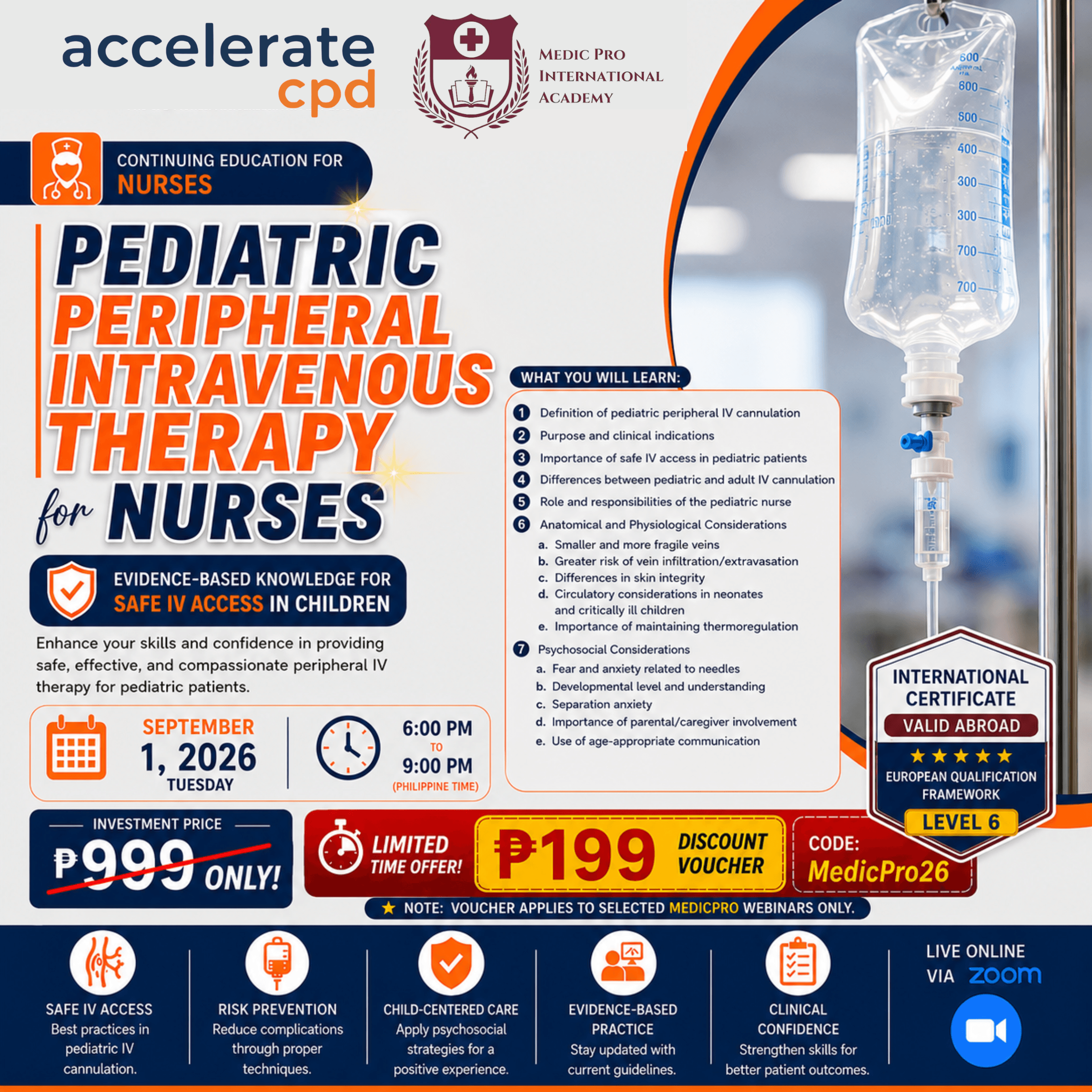 Pediatric Peripheral Intravenous Therapy for Nurses
