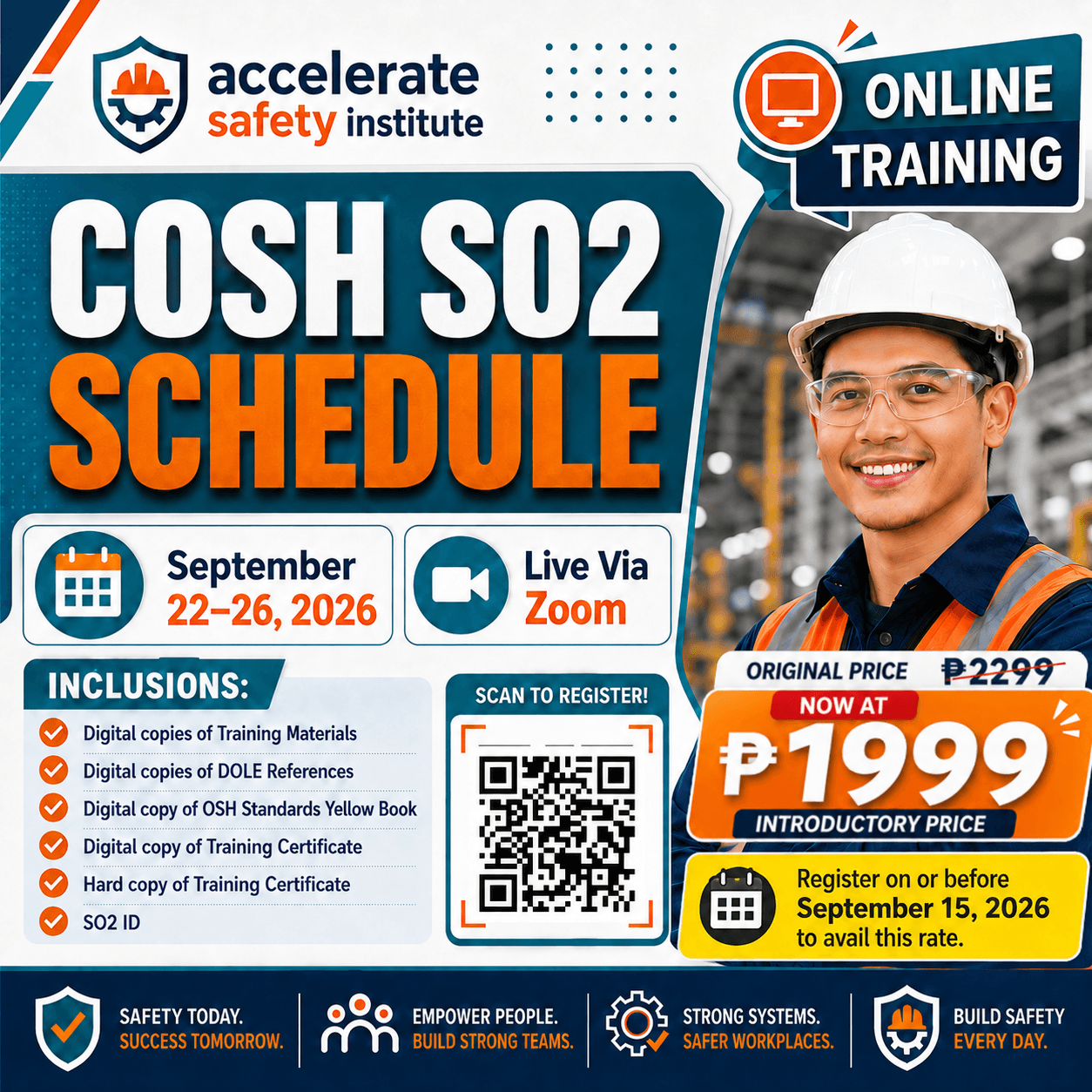 CONSTRUCTION OCCUPATIONAL SAFETY AND HEALTH TRAINING FOR SAFETY OFFICER 2 (COSH for SO2)