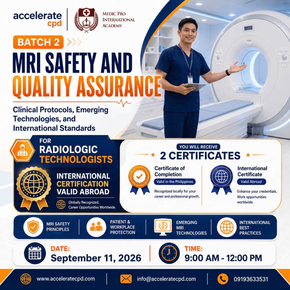 MRI Safety and Quality Assurance: Clinical Protocols, Emerging Technologies, and International Standards