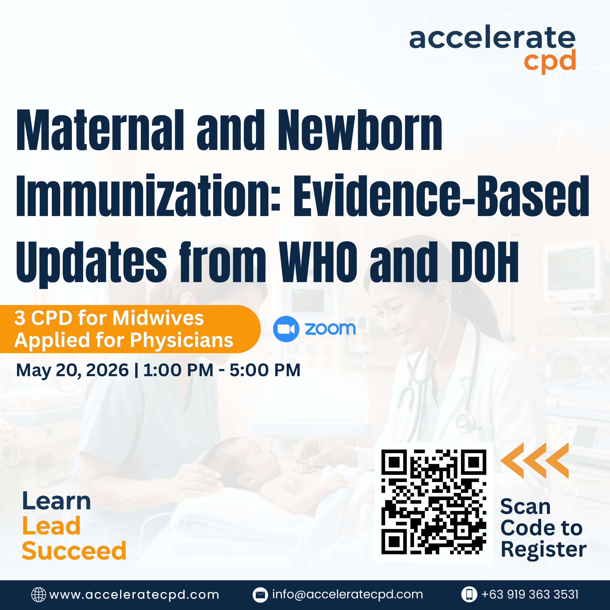 Maternal and Newborn Immunization: Evidence-Based Updates from WHO and DOH