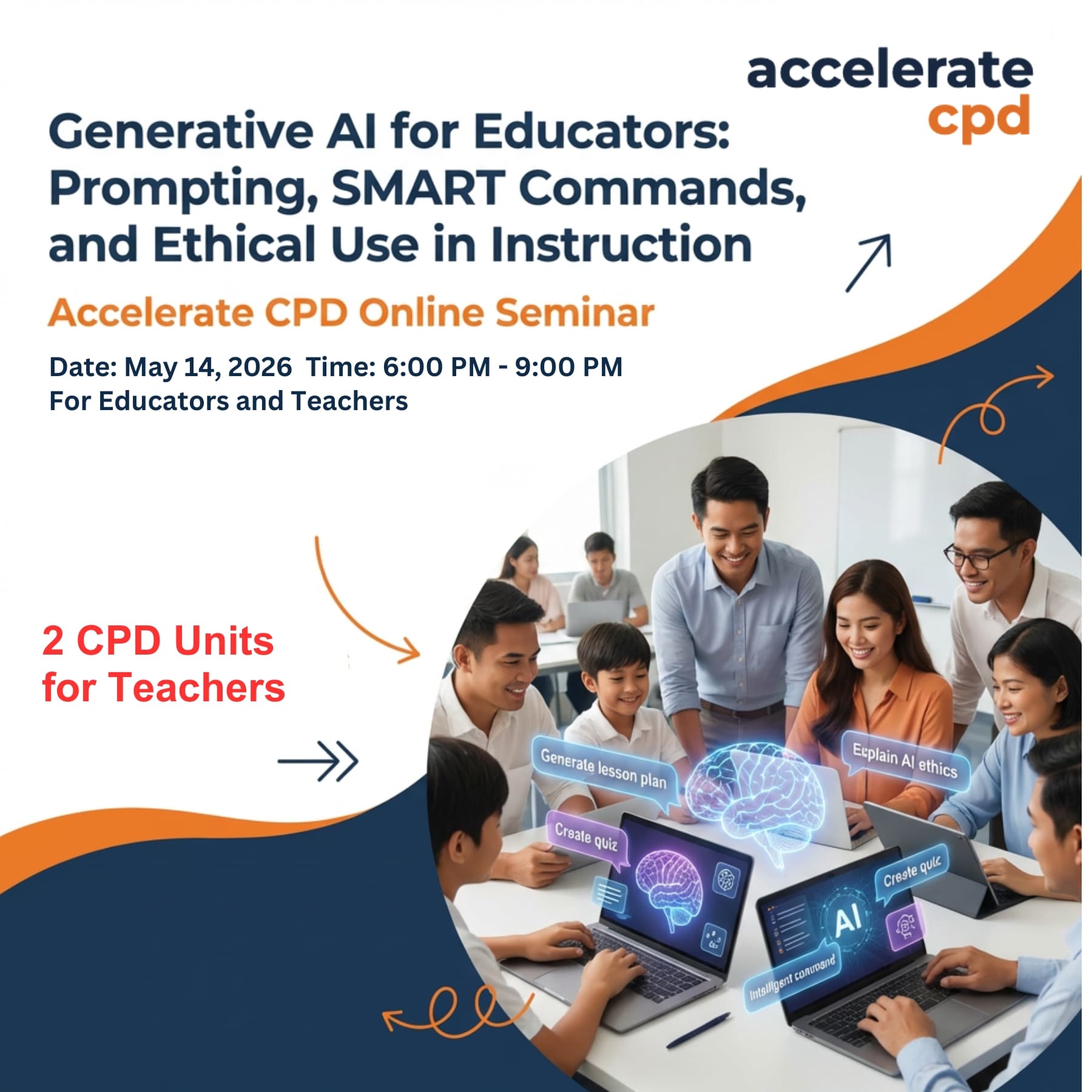 Generative AI for Educators: Prompting, SMART Commands, and Ethical Use in Instruction